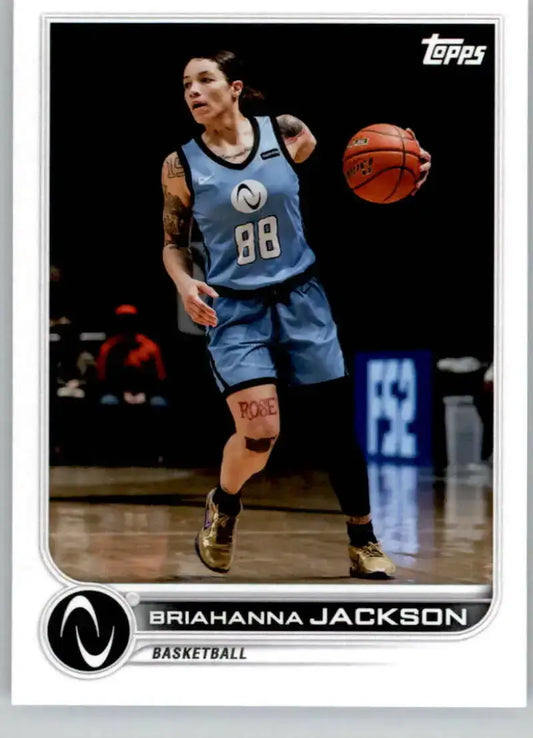 2023 Topps Athletes Unlimited All Sports 140 Briahanna Jackson Basketball Card - Basketball Card Single