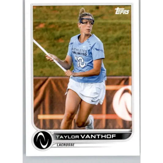 2023 Topps Athletes Unlimited All Sports 153 Taylor Vanthof Lacrosse Card - Lacrosse Card Single
