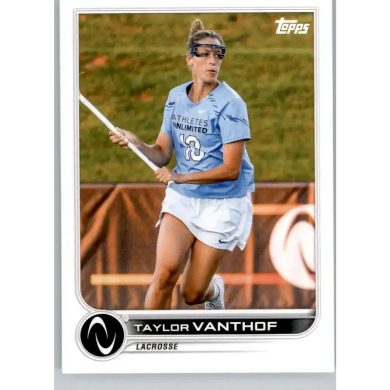 2023 Topps Athletes Unlimited All Sports 153 Taylor Vanthof Lacrosse Card - Lacrosse Card Single