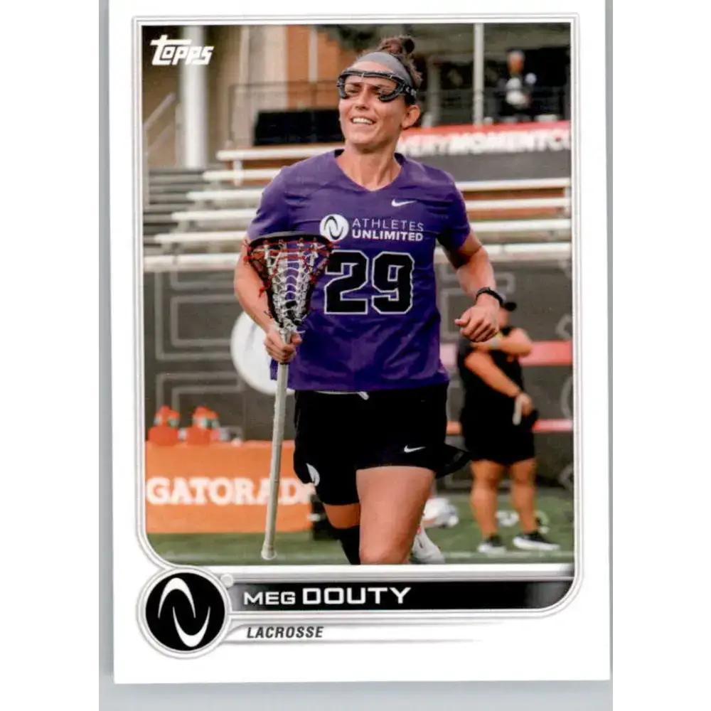 2023 Topps Athletes Unlimited All Sports 154 Meg Douty Lacrosse Card - Lacrosse Card Single