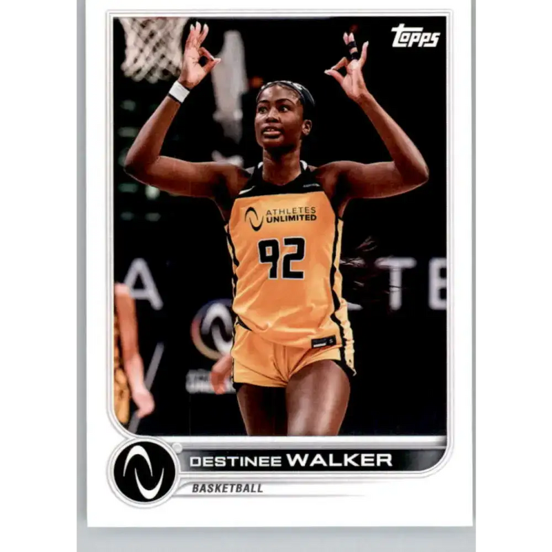 2023 Topps Athletes Unlimited All Sports 155 Destinee Walker Basketball Card - Basketball Card Single