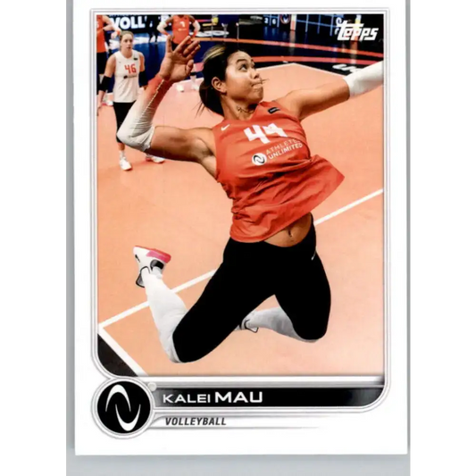 2023 Topps Athletes Unlimited All Sports 157 Kalei Mau Volleyball Card - Volleyball Card Single