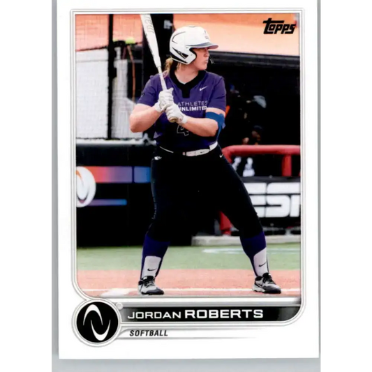 2023 Topps Athletes Unlimited All Sports 16 Jordan Roberts Softball - Baseball Card Single