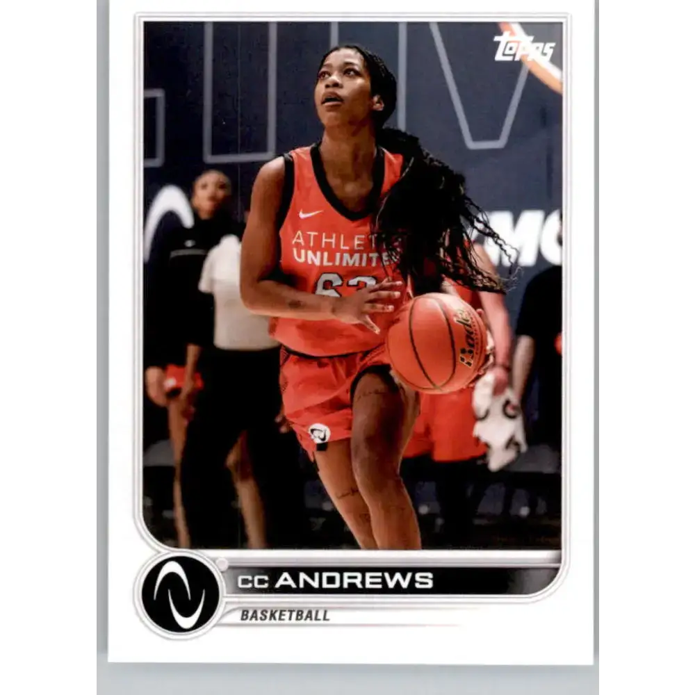 2023 Topps Athletes Unlimited All Sports 163 CC Andrews Basketball Card - Basketball Card Single