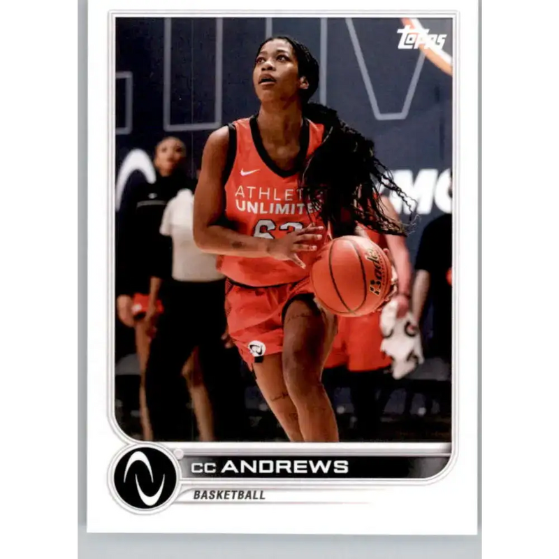 2023 Topps Athletes Unlimited All Sports 163 CC Andrews Basketball Card - Basketball Card Single