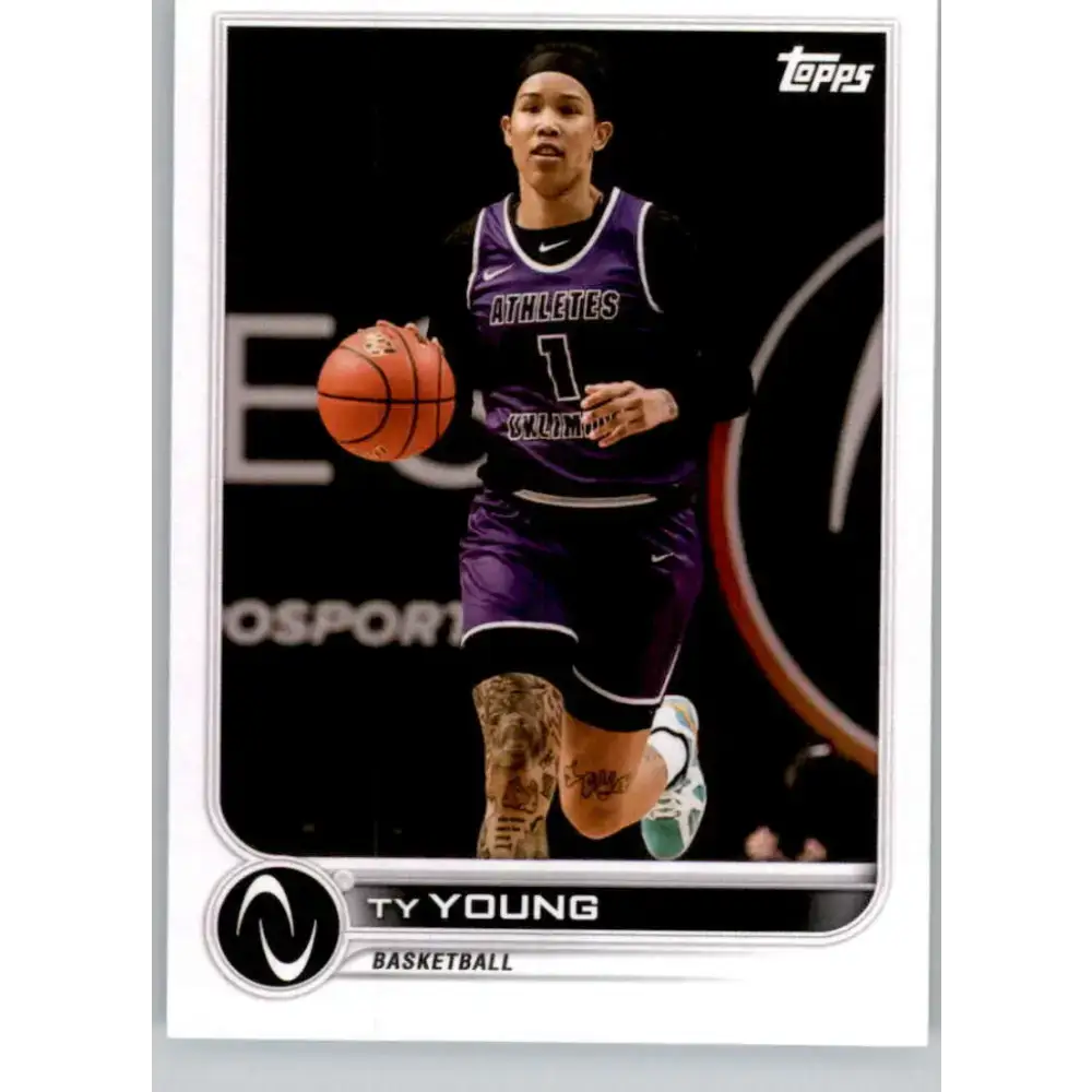 2023 Topps Athletes Unlimited All Sports 165 Ty Young Basketball Card - Basketball Card Single