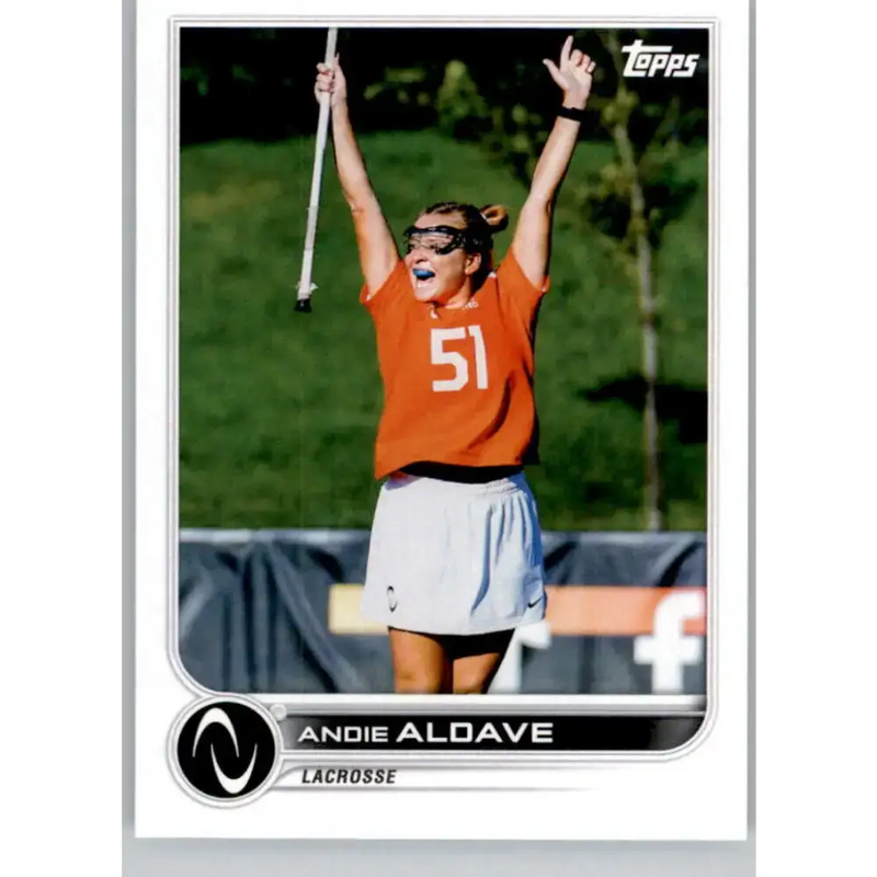 2023 Topps Athletes Unlimited All Sports 180 Andie Aldave Lacrosse Card - Lacrosse Card Single