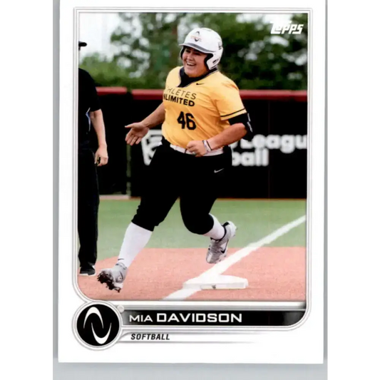 2023 Topps Athletes Unlimited All Sports 181 Mia Davidson Softball - Baseball Card Single