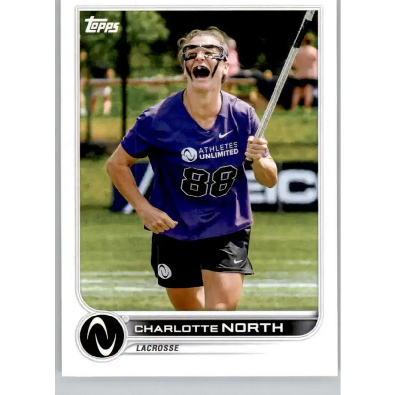 2023 Topps Athletes Unlimited All Sports 183 Charlotte North Lacrosse Card - Lacrosse Card Single