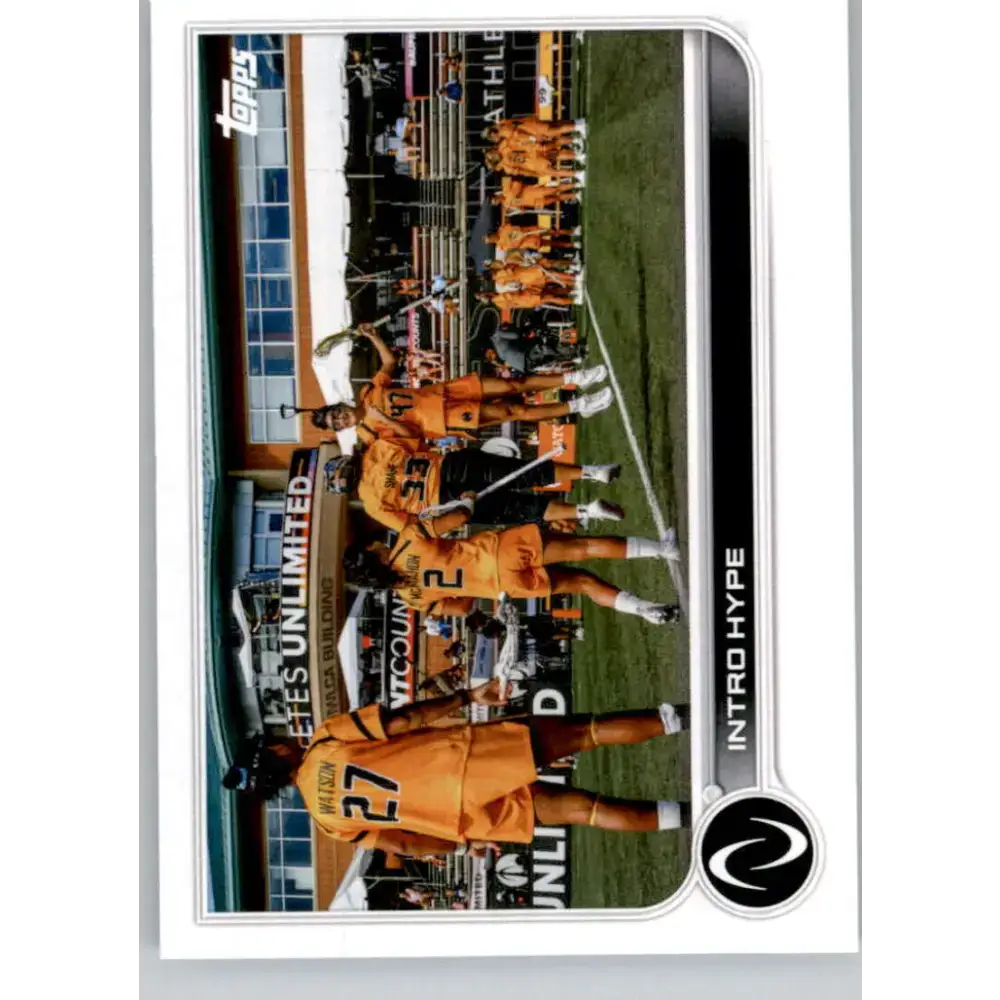 2023 Topps Athletes Unlimited All Sports 189 Intro Hype Lacrosse Card - Lacrosse Card Single
