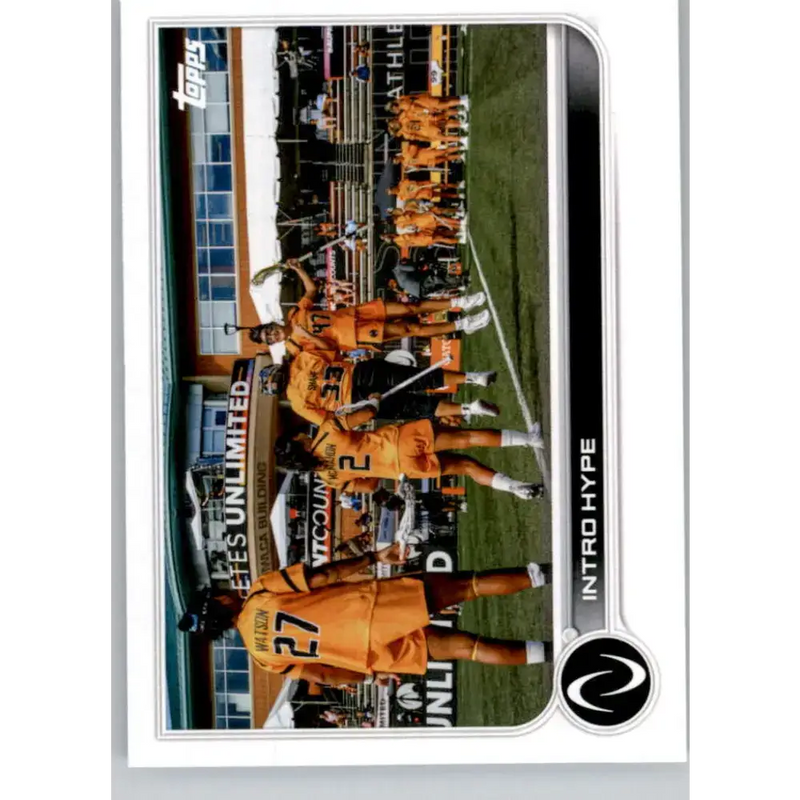 2023 Topps Athletes Unlimited All Sports 189 Intro Hype Lacrosse Card - Lacrosse Card Single