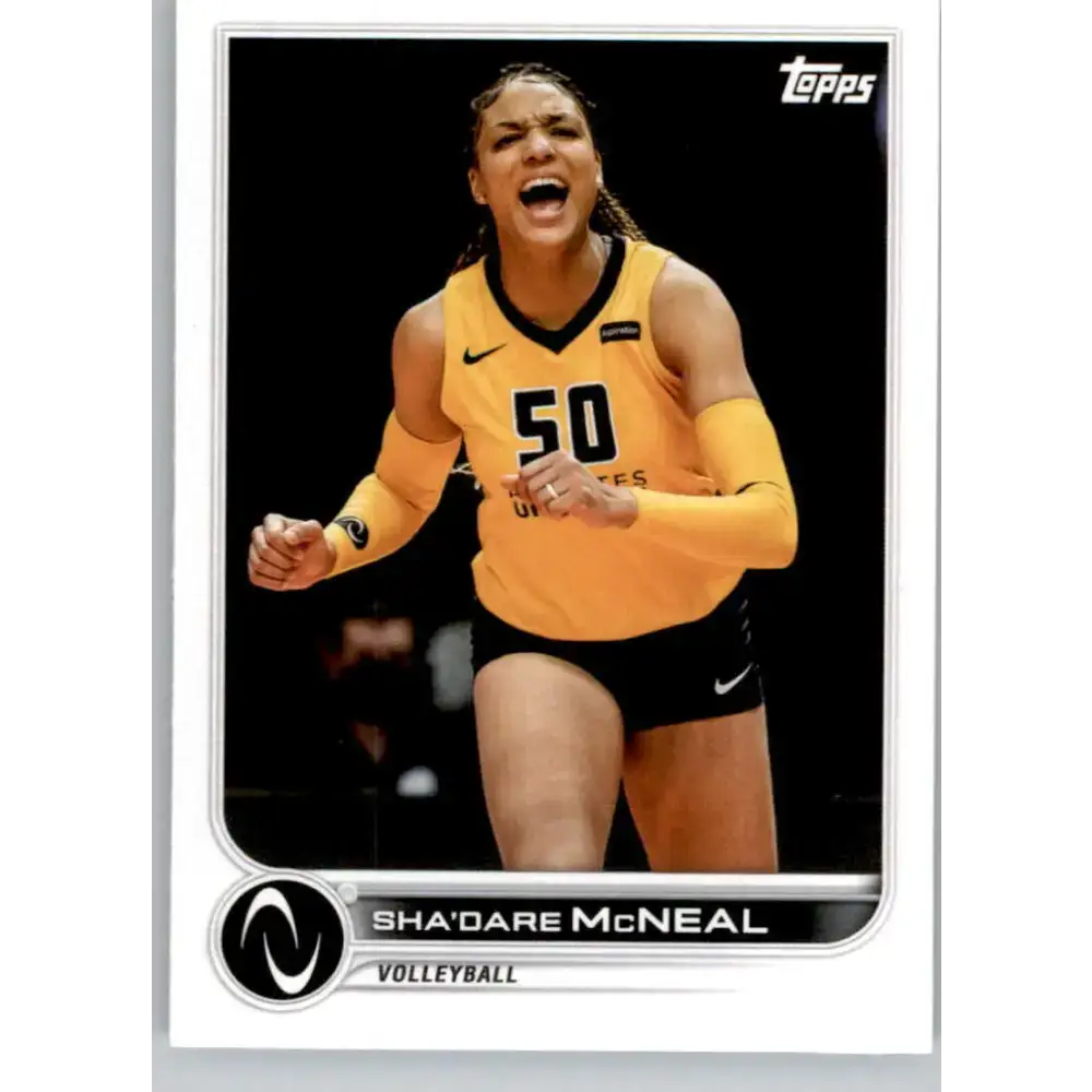 2023 Topps Athletes Unlimited All Sports 26 Sha’Dare McNeal Volleyball Card - Volleyball Card Single