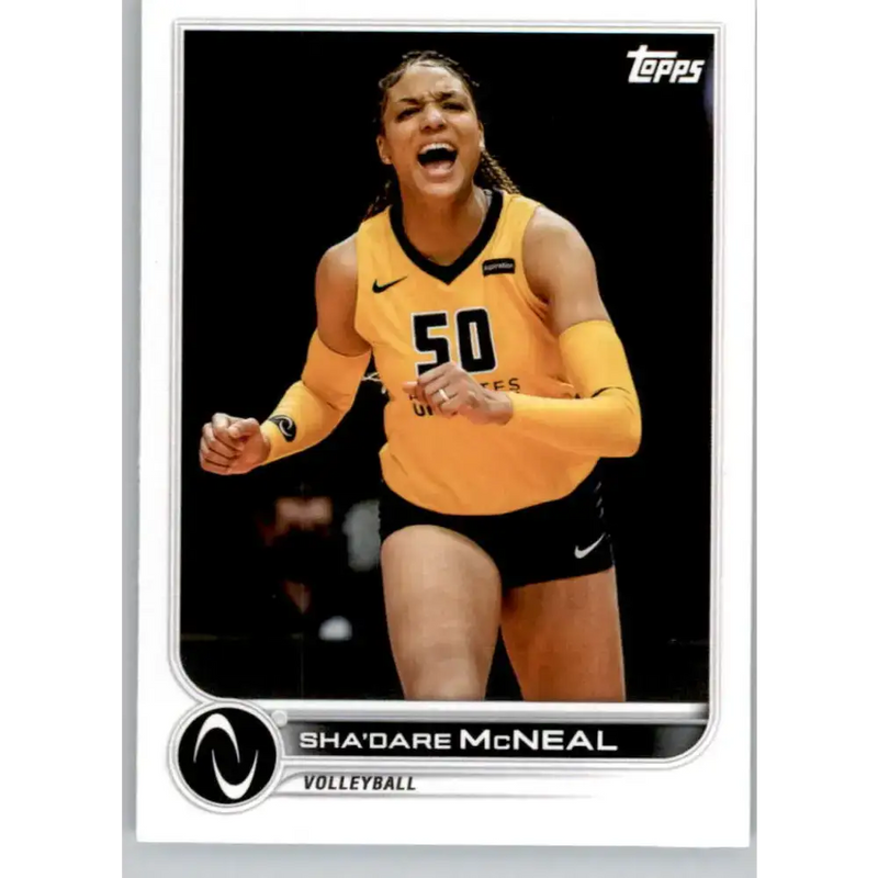 2023 Topps Athletes Unlimited All Sports 26 Sha’Dare McNeal Volleyball Card - Volleyball Card Single