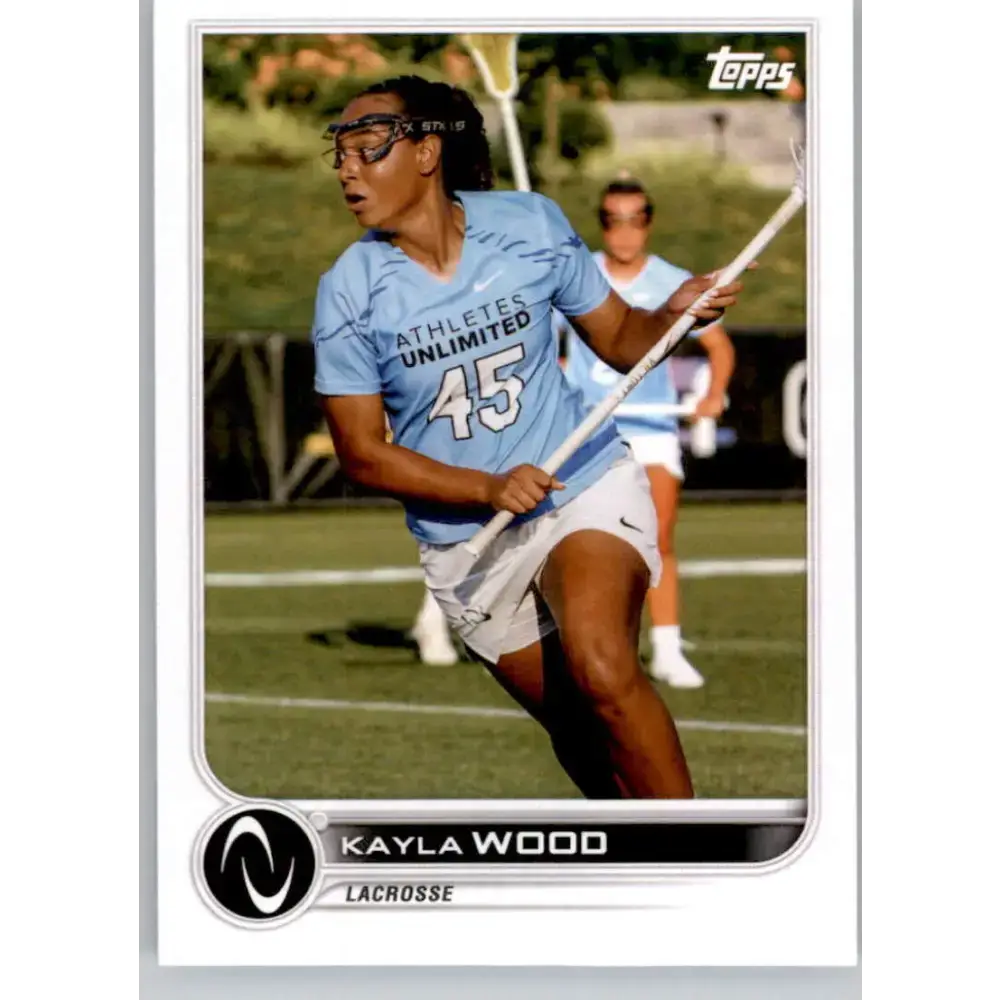 2023 Topps Athletes Unlimited All Sports 32 Kayla Wood Lacrosse Card - Lacrosse Card Single