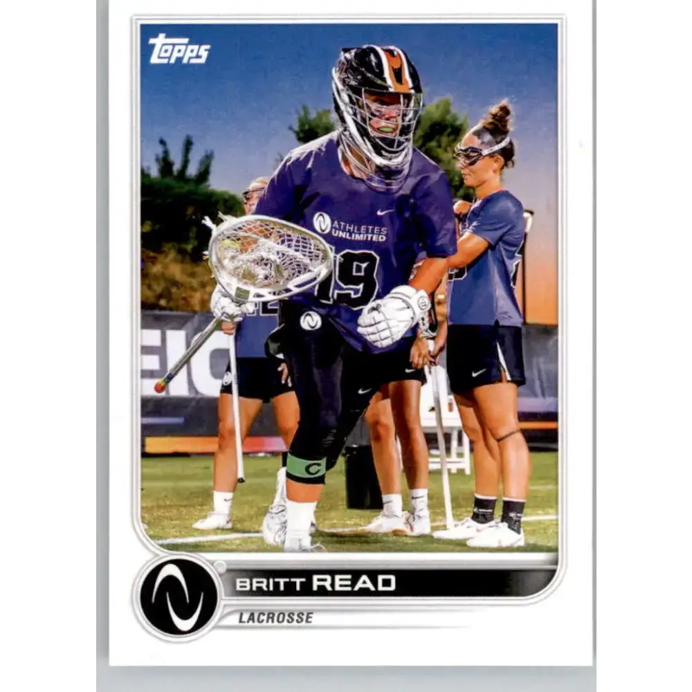 2023 Topps Athletes Unlimited All Sports 45 Britt Read Lacrosse Card - Lacrosse Card Single