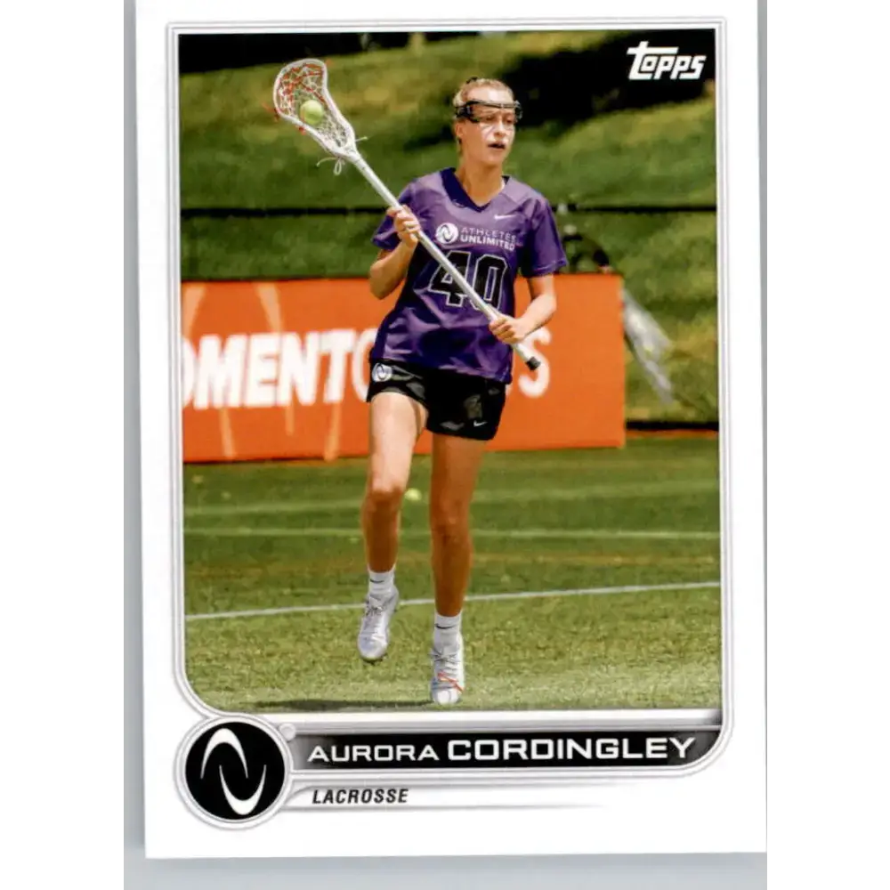2023 Topps Athletes Unlimited All Sports 64 Aurora Cordingley Lacrosse Card - Other