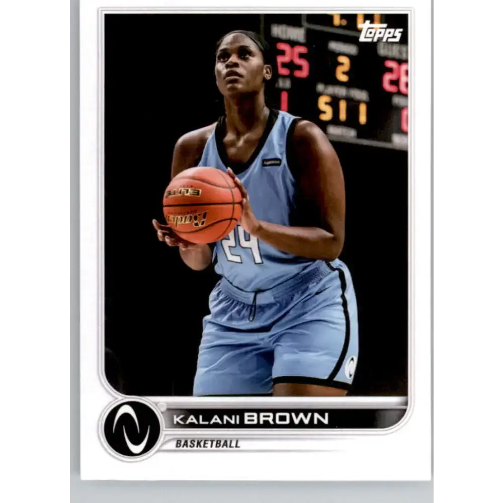 2023 Topps Athletes Unlimited All Sports 7 Kalani Brown Basketball Card - Basketball Card Single