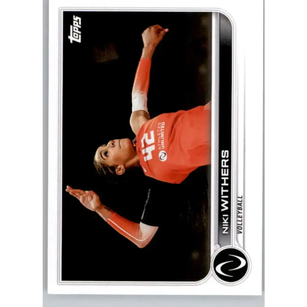 2023 Topps Athletes Unlimited All Sports 75 Niki Withers Volleyball Card - Other