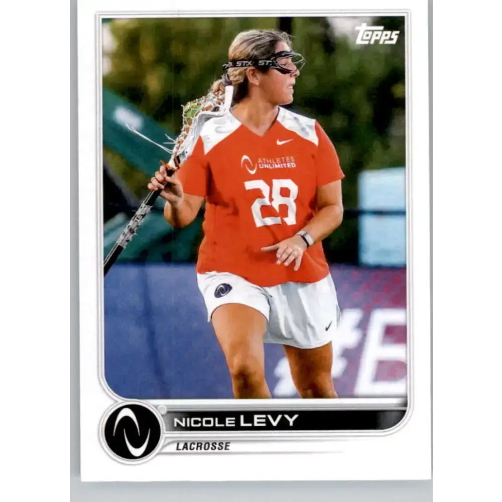 2023 Topps Athletes Unlimited All Sports 77 Nicole Levy Lacrosse Card - Lacrosse Card Single