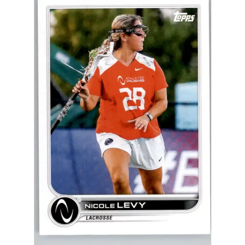 2023 Topps Athletes Unlimited All Sports 77 Nicole Levy Lacrosse Card - Lacrosse Card Single