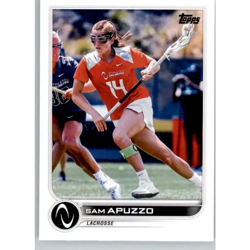 2023 Topps Athletes Unlimited All Sports 80 Sam Apuzzo Lacrosse Card - Sports Memorabilia