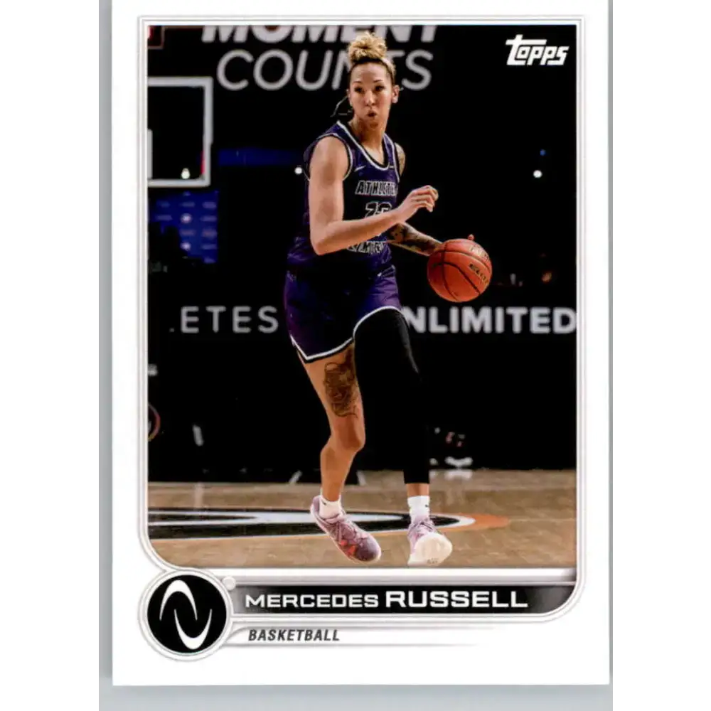 2023 Topps Athletes Unlimited All Sports 83 Mercedes Russell Basketball Card - Basketball Card Single