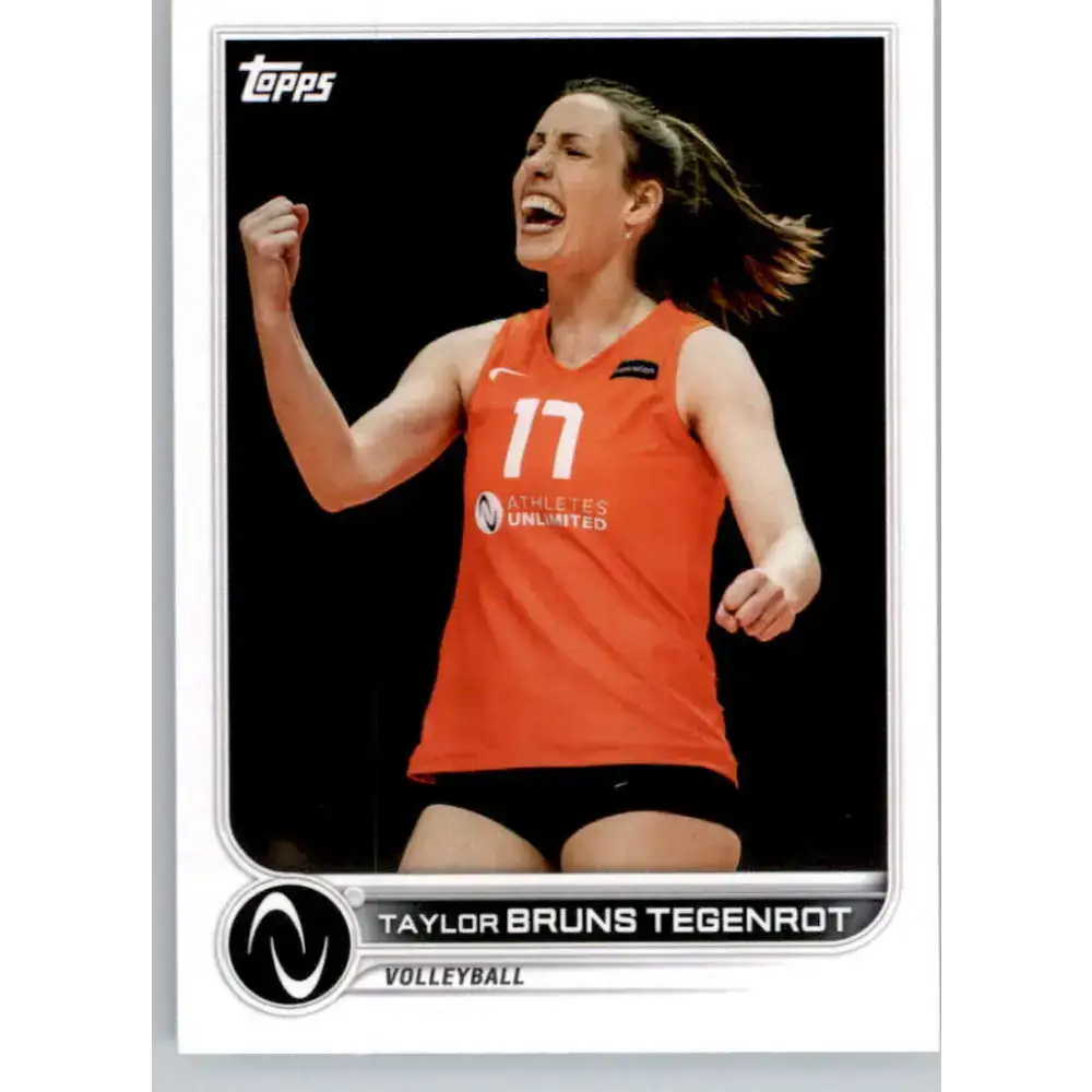 2023 Topps Athletes Unlimited All Sports 90 Taylor Bruns Tegenrot Volleyball Card - Other