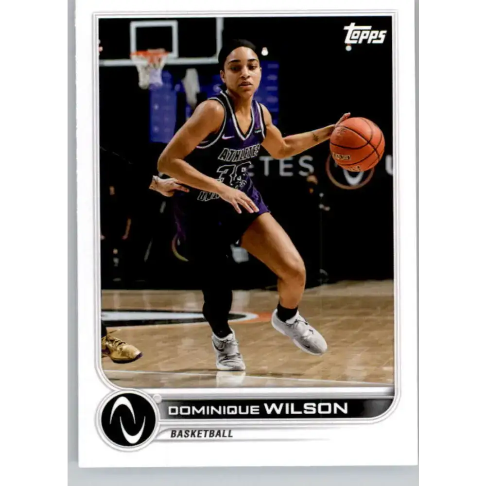 2023 Topps Athletes Unlimited All Sports 92 Dominique Wilson Basketball Card - Basketball Card Single
