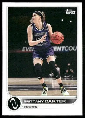 2023 Topps Athletes Unlimited Brittany Carter Basketball Card for collectors