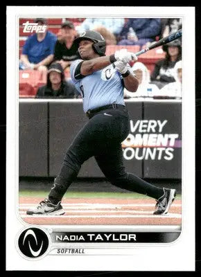 2023 Topps Athletes Unlimited Nadia Taylor Softball Card for collectors