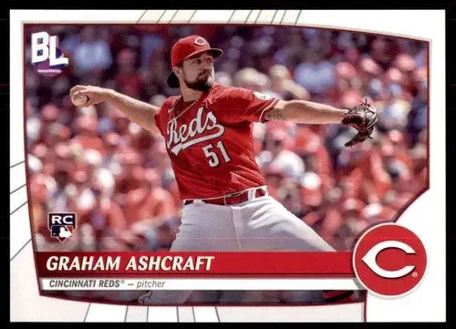 2023 Topps Big League Graham Ashcraft rookie baseball card with original gloss