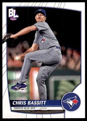 2023 Topps Big League Chris Bassitt baseball card Blue Jays NM-MT ID 53327