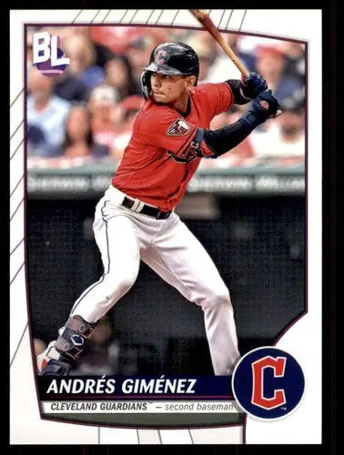 2023 Topps Big League #134 Andres Gimenez NM Near Mint Guardians ID:65200 - Baseball Card Single
