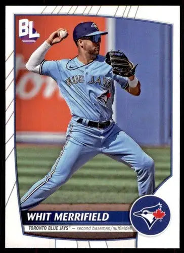 2023 Topps Big League Whit Merrifield baseball card Blue Jays NM-MT ID 51356