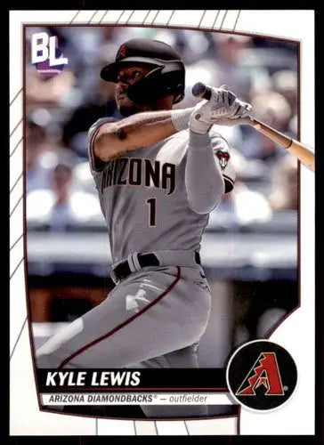 Baseball card featuring Kyle Lewis from 2023 Topps Big League and Topps Big collection