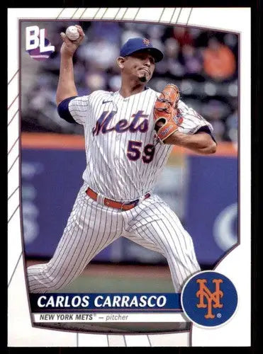 2023 Topps Big League #162 Carlos Carrasco NM Near Mint Mets ID:65204 - Baseball Card Single