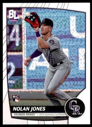 2023 Topps Big League #176 Nolan Jones NM Near Mint RC Rookie Rockies ID:65207 - Baseball Card Single
