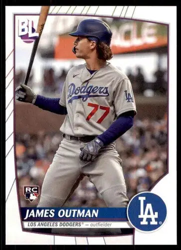 2023 Topps Big League #18 James Outman NM-MT RC Rookie Dodgers ID:56304 - Baseball Card Single