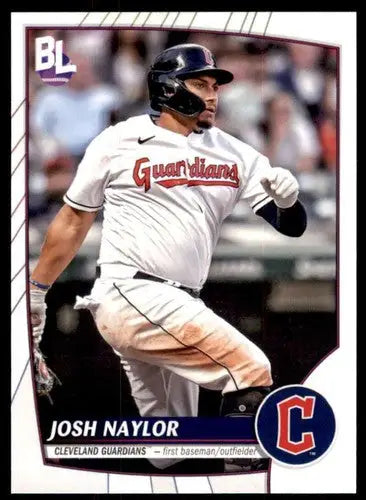 Original gloss 2023 Topps Big League Josh Naylor Guardians baseball card photo