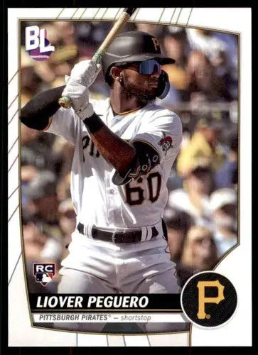 2023 Topps Big League #21 Liover Peguero NM-MT RC Rookie Pirates ID:53281 - Baseball Card Single