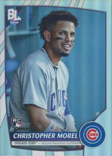 Official Christopher Morel baseball card from 2023 Topps Big League with original gloss