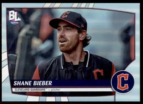 2023 Topps Big League #218 Shane Bieber NM-MT Guardians ID:53257 - Baseball Card Single