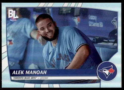 Alek Manoah baseball card from Topps Big League 2023 with original gloss Blue Jays