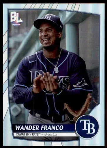 Wander Franco baseball card from 2023 Topps Big League set for Rays collection