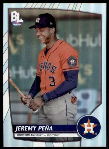 Jeremy Peña baseball card from 2023 Topps Big League with original gloss NM-MT