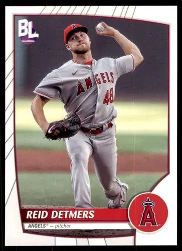 Reid Detmers baseball card from 2023 Topps Big League with original gloss NM-MT
