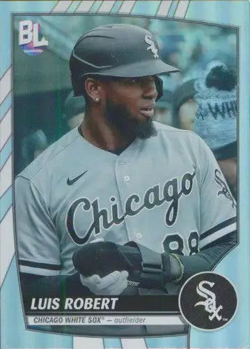 Original gloss 2023 Topps Big League Luis Robert baseball card White Sox ID 51393