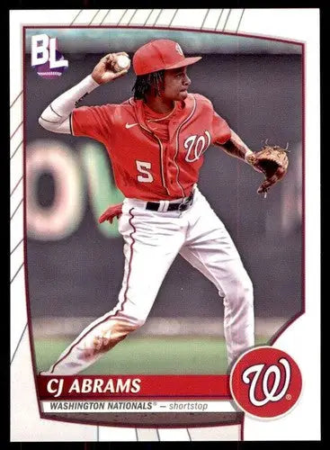 2023 Topps Big League CJ Abrams baseball card with original gloss, NM-MT condition