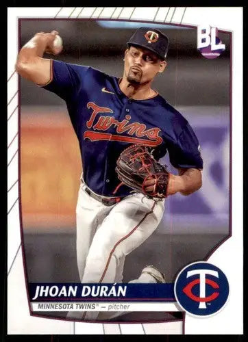 2023 Topps Big League Jhoan Duran baseball card Twins NM-MT product ID 51363