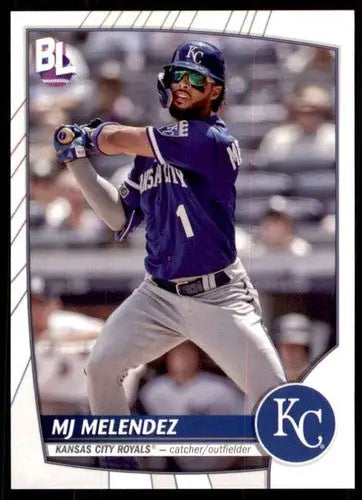 2023 Topps Big League #37 MJ Melendez NM-MT Royals ID:51558 - Baseball Card Single